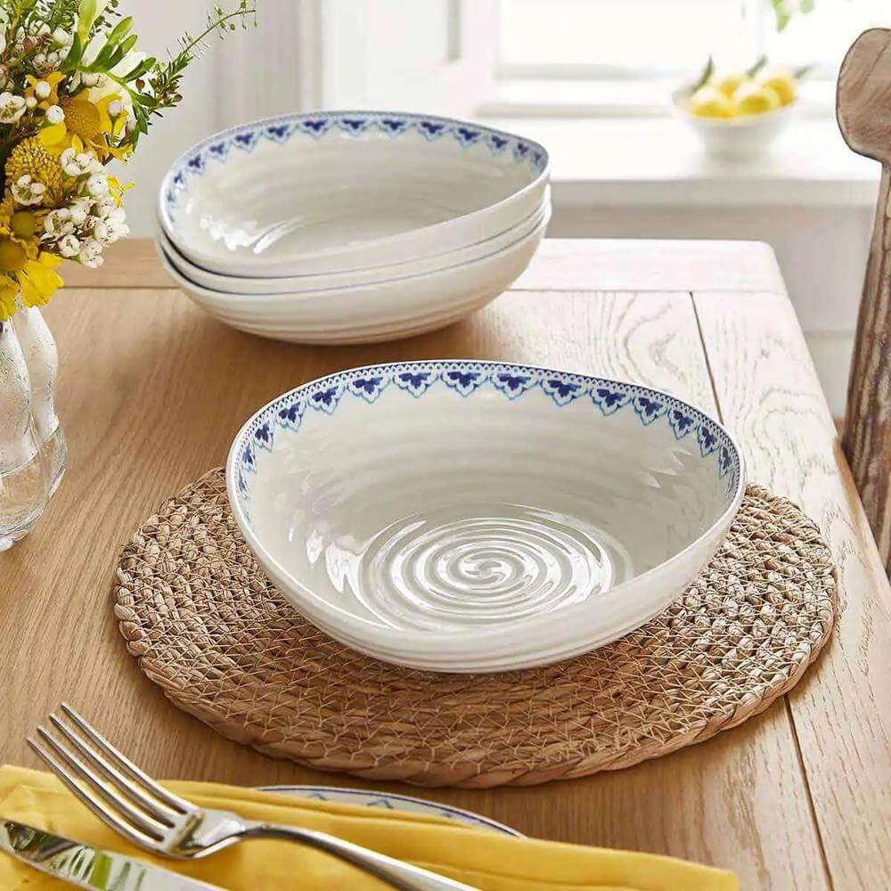 Portmeirion Sophie Conran Blue Pasta Bowl 23.5cm